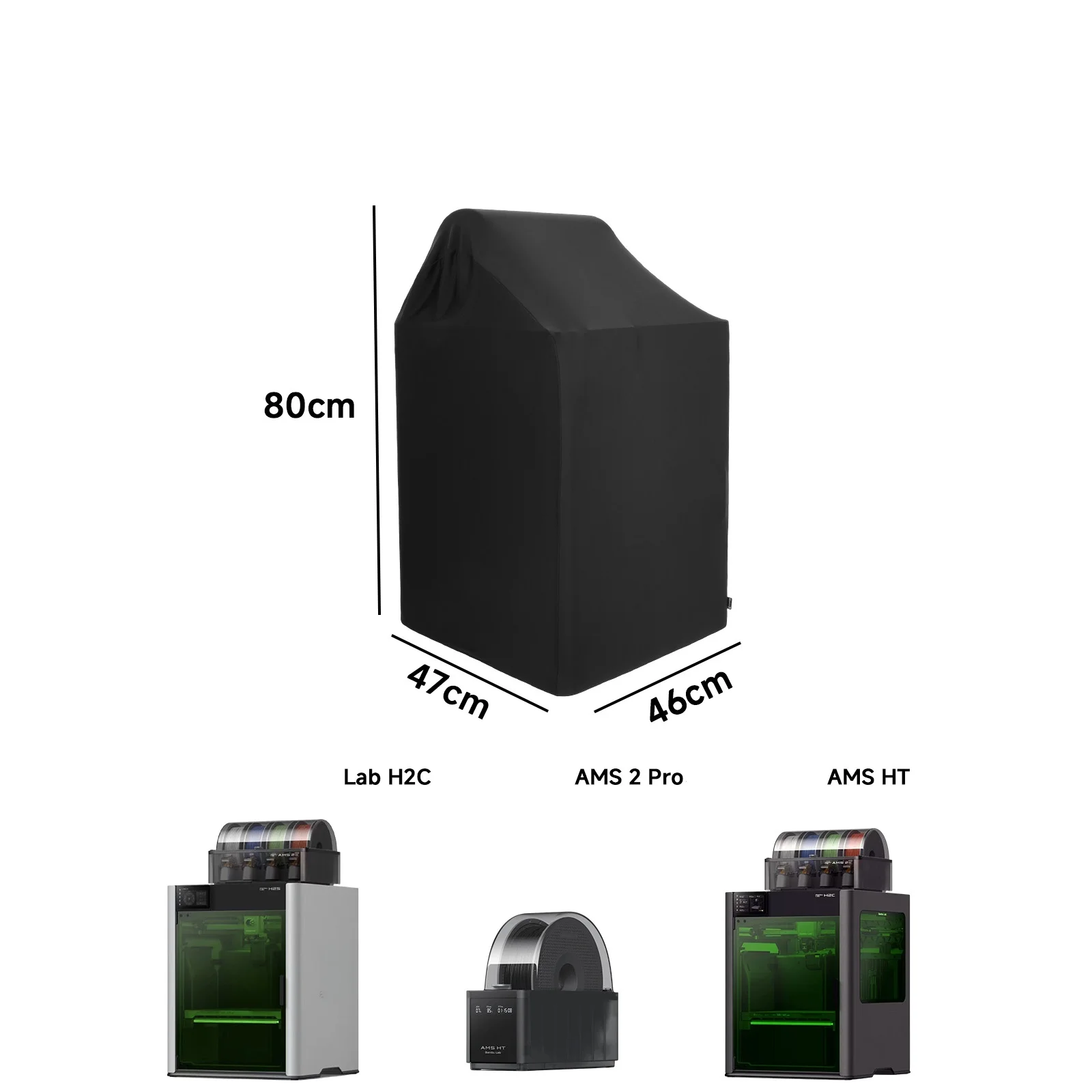 Dust cover suitable for Bambu Lab H2C/Lab AMS 2 Pro/Lab AMS HT 3D printer
