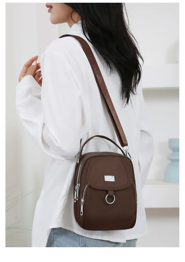Women's Oxford Cloth Handbag Fashion Casual High-Grade Crossbody Shoulder Bag Mini Phone Purse