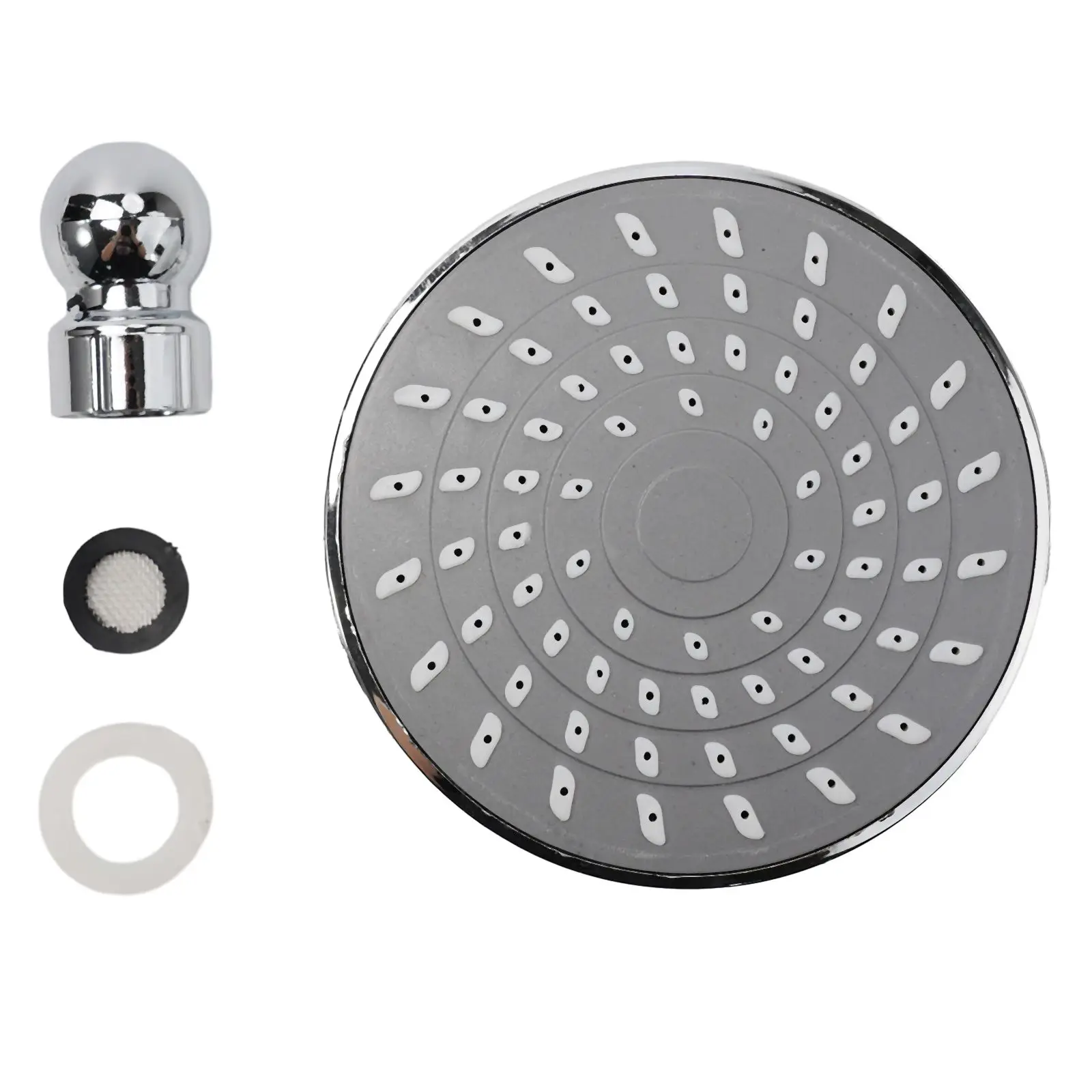 Shower Head Sprayer Adjustable Rainfall Wall-Mounted Bathroom Fixture Faucet Boosting Showerhead Dormitory Bathing Top Nozzle