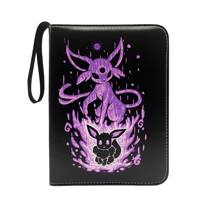 Pokemon 4 -Pocket 9-Pocket Anime Card Pack Booklet Binder - Anime TCG Card Album & Collector's Folder Kaarthouder Festival Gift