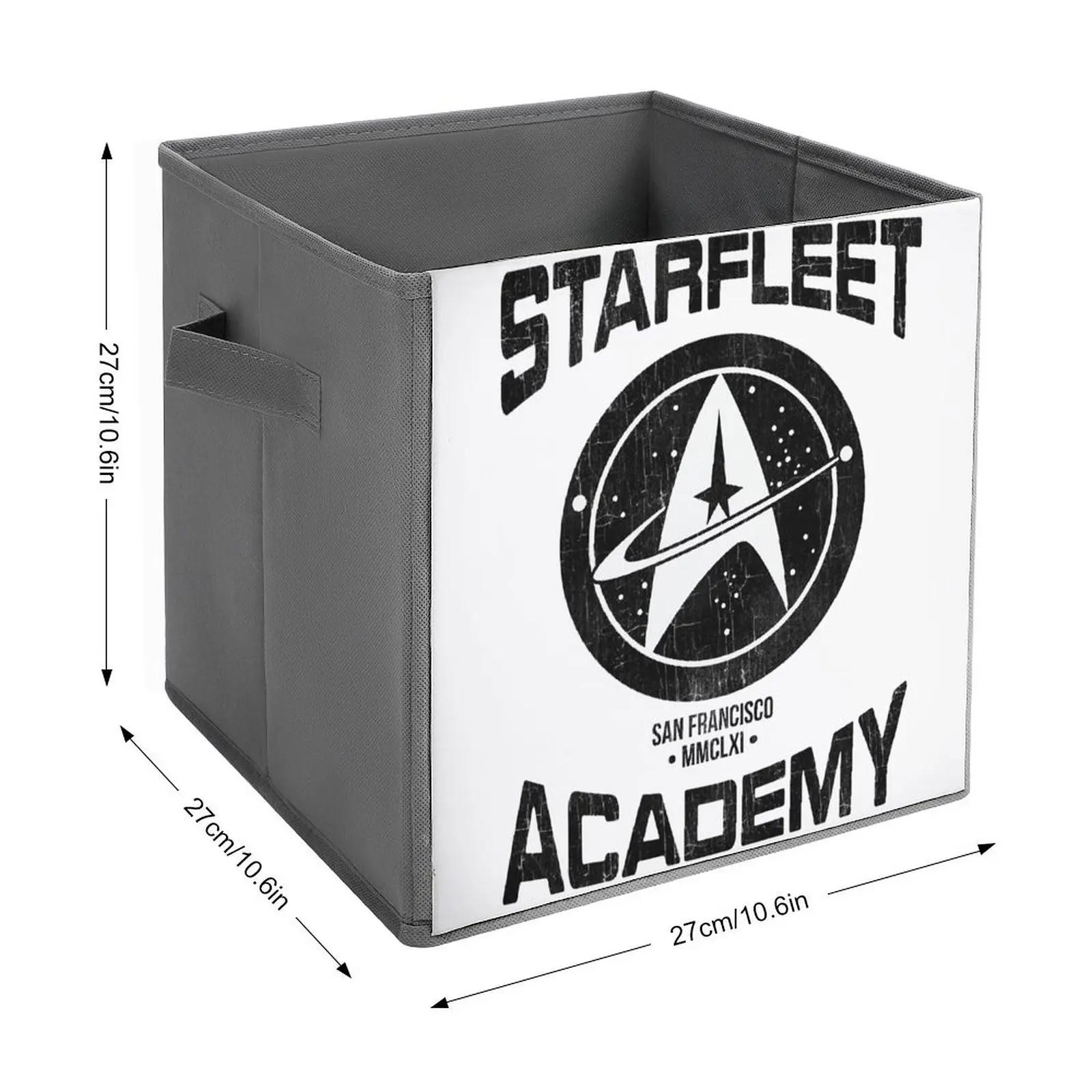 Star Trek Discovery Starfleet Academy San Francisco Folding Storage Box Storage Bins Dust Proof Novelty Storage of Clothes Super