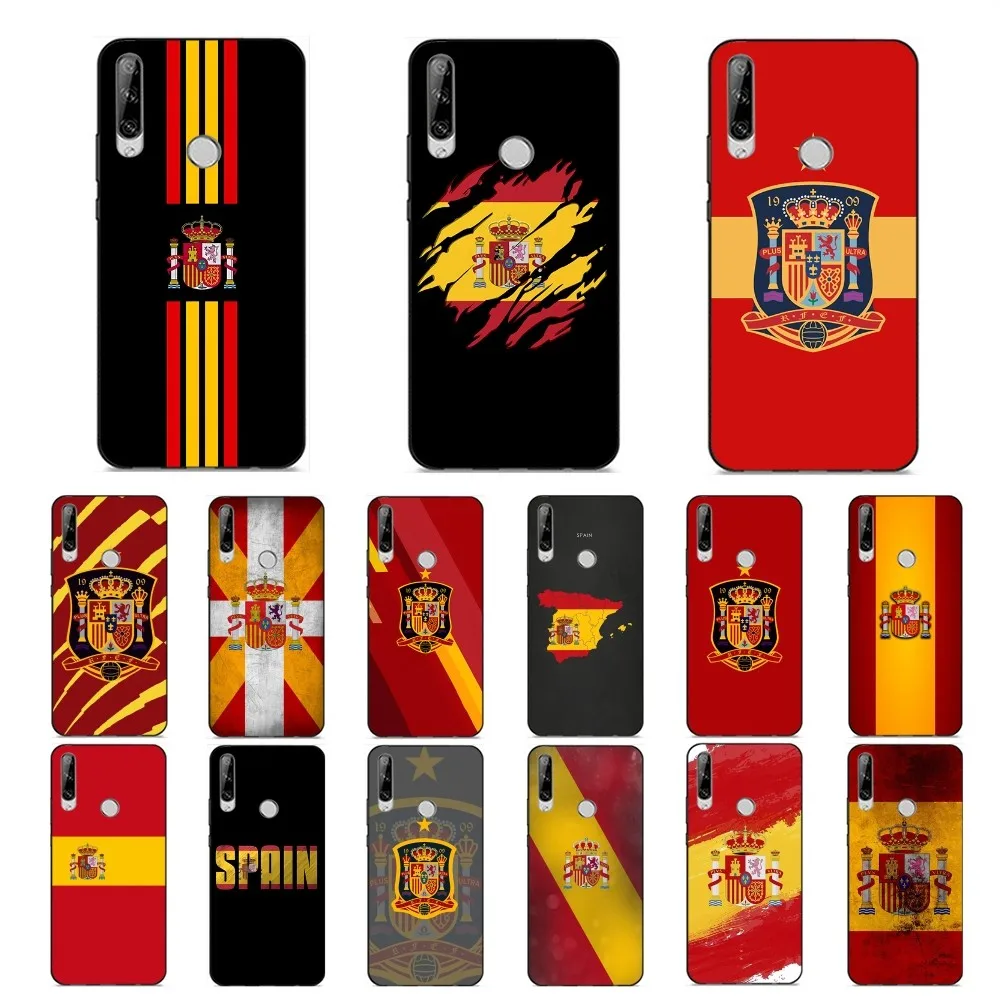 S-Spain Flag Phone Case For Huawei Y9 6 7 5 Prime Enjoy 7s 7 8 Plus 7a 9e 9plus 8E Lite Psmart Shell