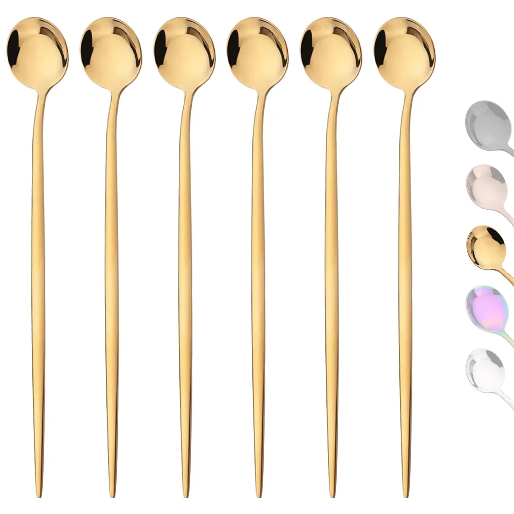 6Pcs Long Handle Ic…