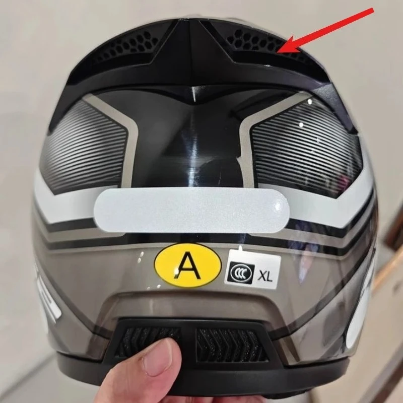 For LS2 OF608 Spoiler Motorcycle Helmet Tail Wing Helmet Accessories Helmet Replacement Parts