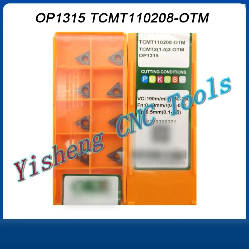 TCMT110204-OTM TCMT110208-OTM TCMT 110204 OTM OC2125 OP1215 OP1315 CNC herramienta de corte de torno mecanizado herramienta de torneado de Metal