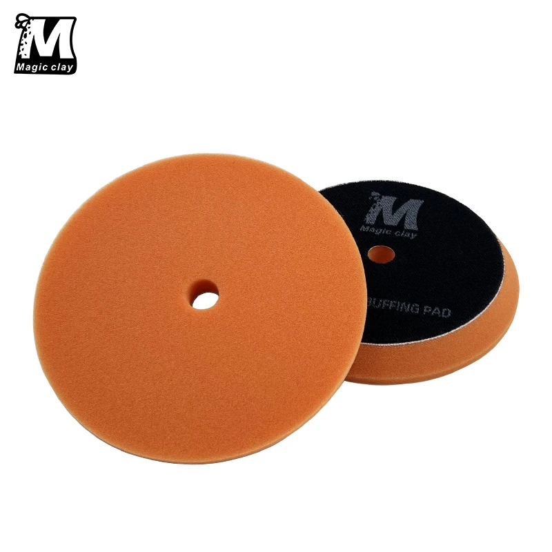 

Оранжевая полировальная подушечка из пенопласта DA, прочная полировальная губка для детализации, набор автомобильных полировальных подушечек для полировки DA/RO, буферные инструменты