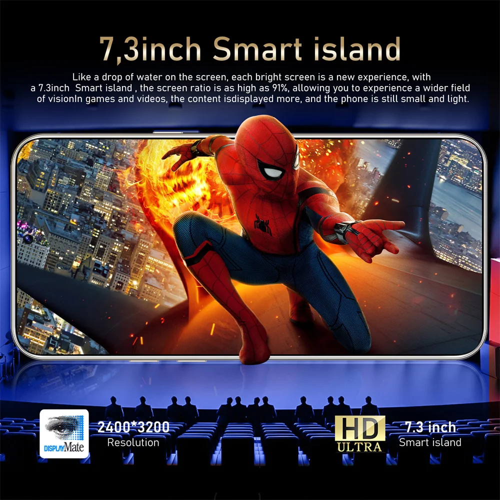 جديد S26 Ultra الأصلي الهاتف الذكي الساخن 7.3HD الإصدار العالمي 5G بطاقة مزدوجة الهواتف المحمولة الرخيصة 7800mAh أندرويد 14 الهواتف المحمولة المحمولة