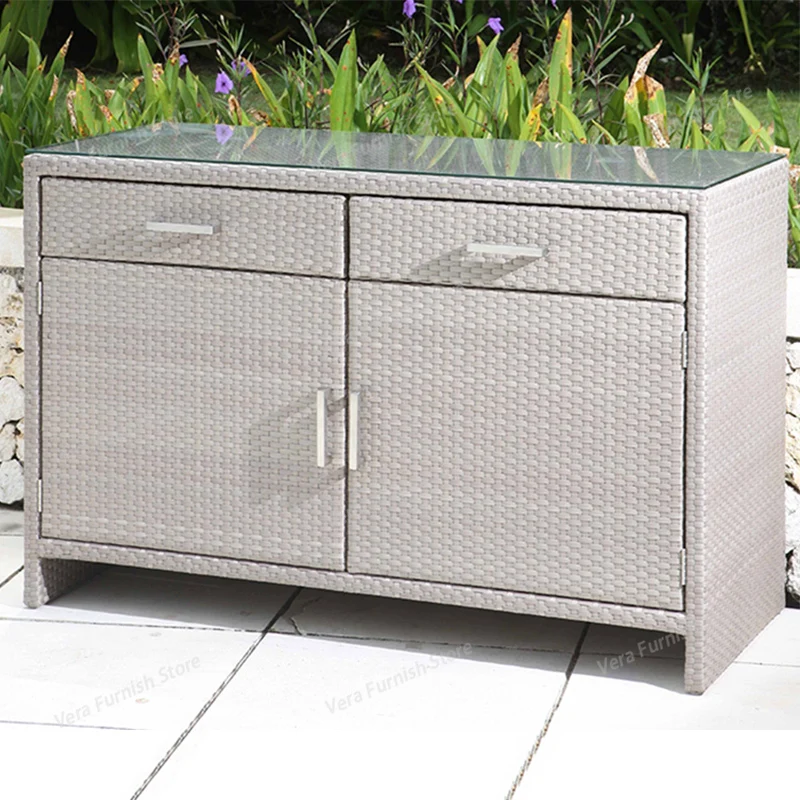 

Waterproof Storage Garden Sofas Outdoor Hotel Villa Living Room Garden Sofas Homestay Pe Rattan Furniture Sofa in De Tuin MHHYSF