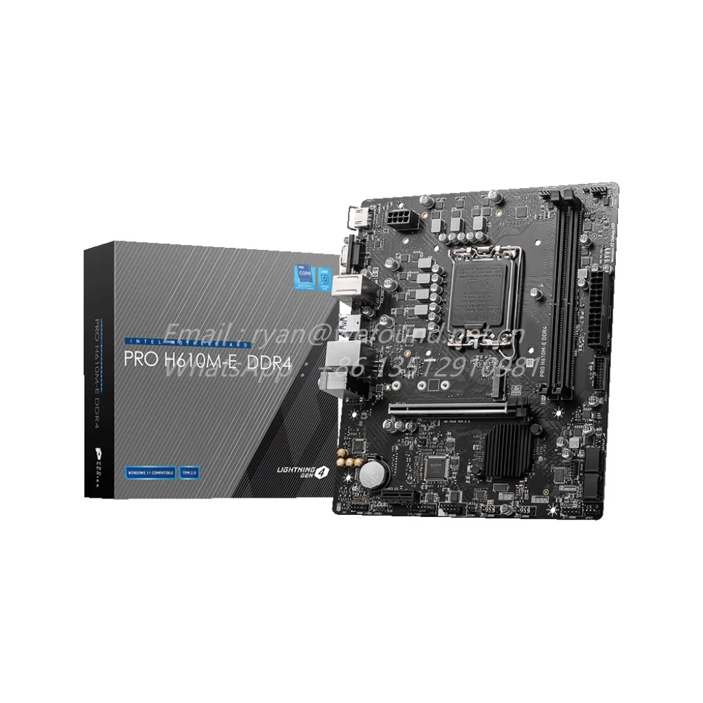 

PRO H610M-E DDR4 Desktop PC Motherboard