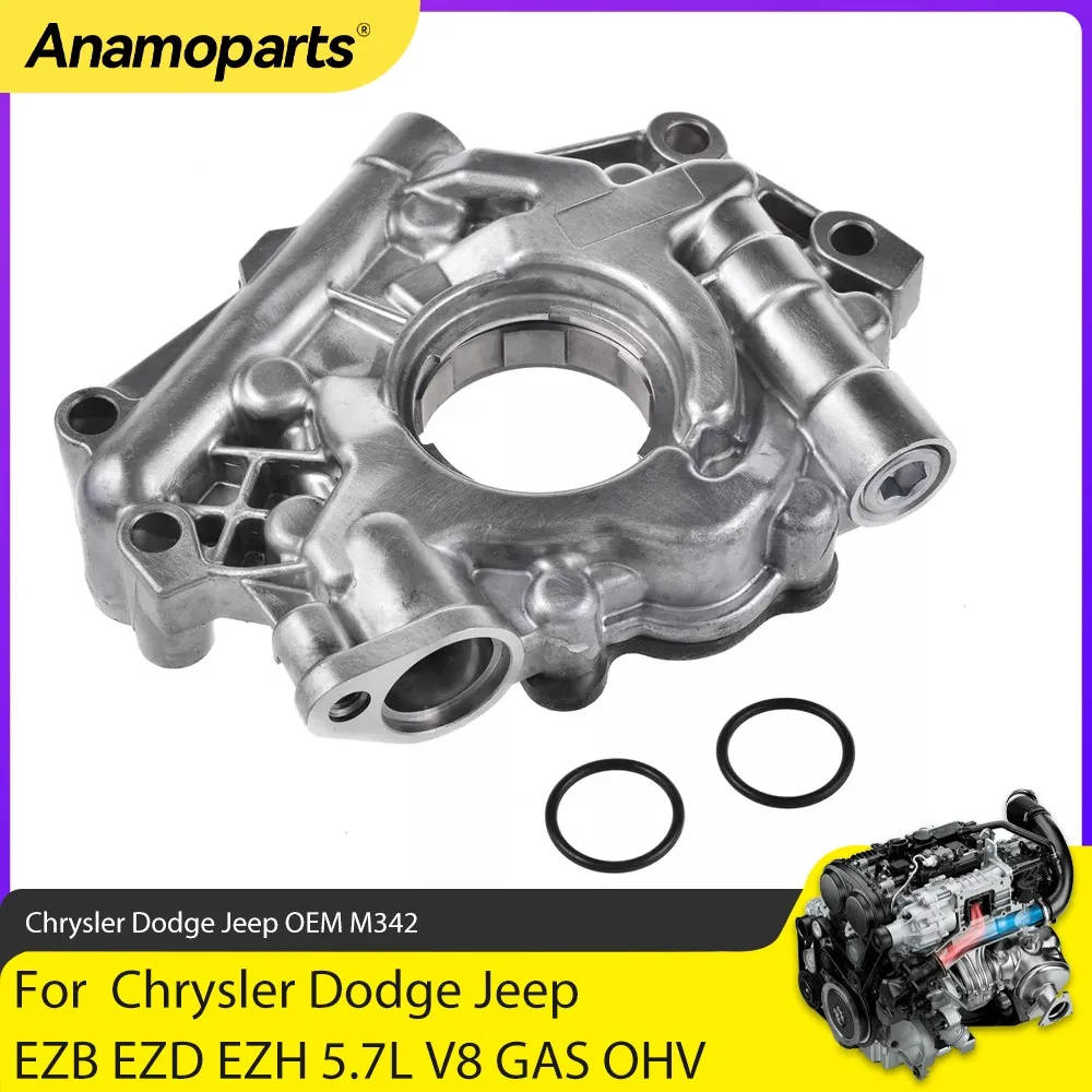 

Детали двигателя, масляный насос подходит для 5,7 Л V8 Gas для 05-08 Jeep Grand Cherokee Chrysler 300 Aspen 03-08 Dodge Charger Magnum л M342