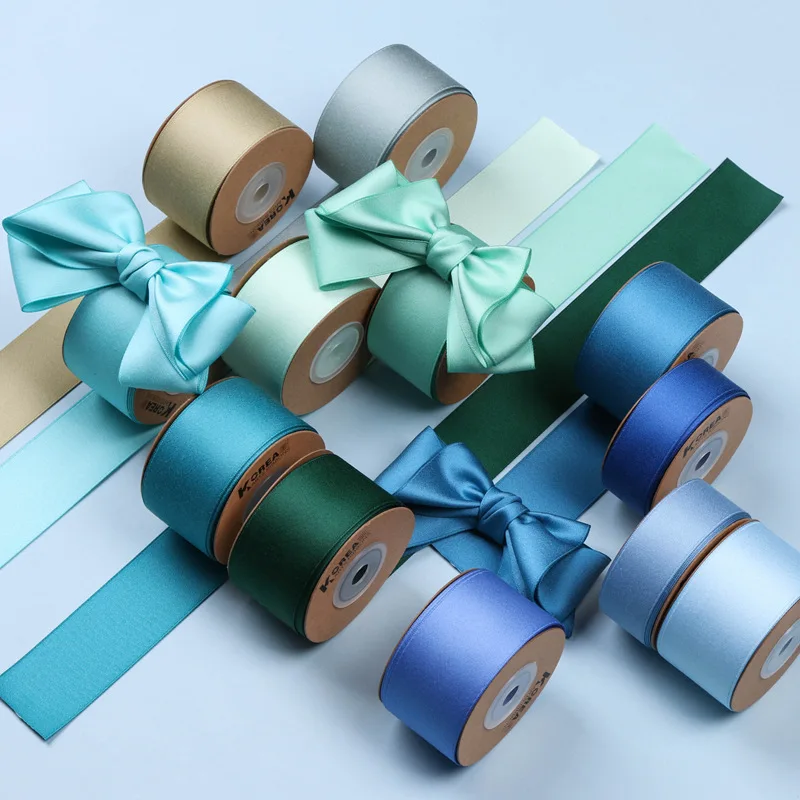 10Yards Edged Satin Bow Ribbon Gift Packaging Rope Wrapping Christmas DIY Material