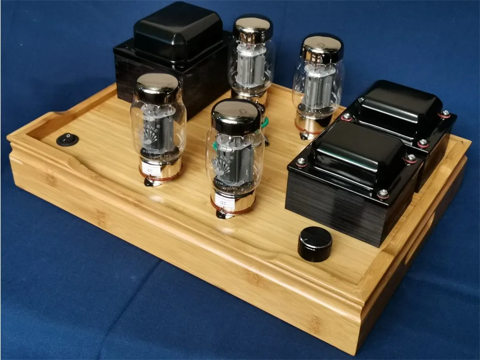 Latest 40.5W*2 Refer to DYNACO MARK III antique famous machine line KT88 (6550) push-pull tube amplifier 6F2 (6U8)+KT88 (6550)