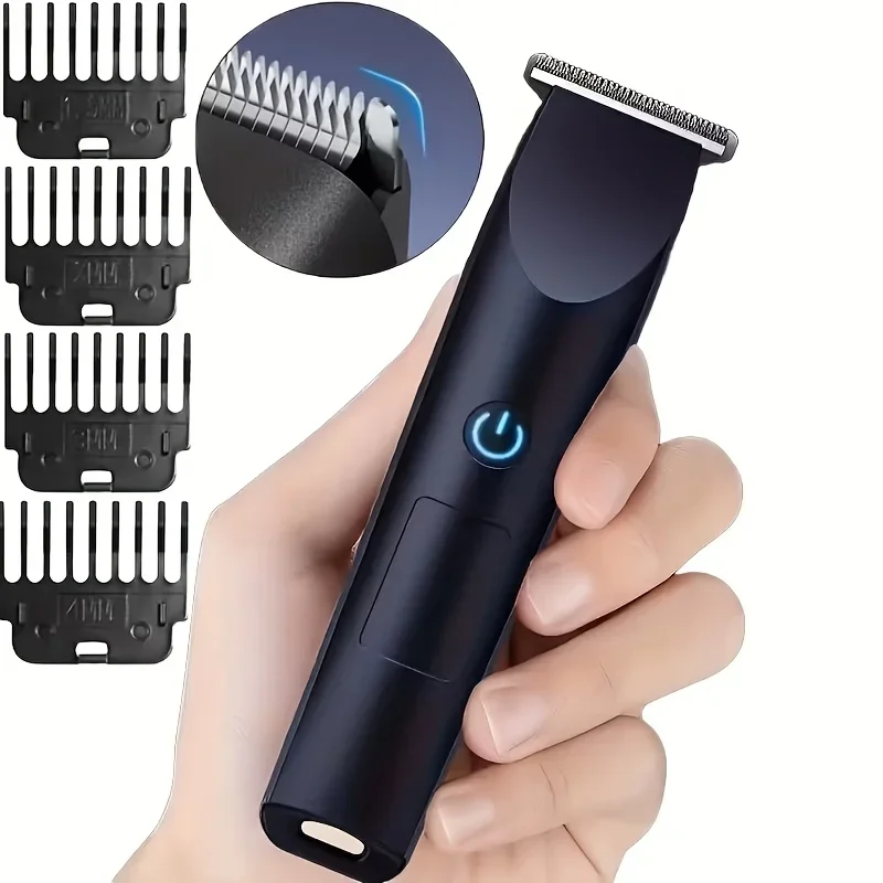 Rechargeable Hair Clippers for Men Cordless Electric Hair Trimmer Stainless Steel Blade Barber Hair Cutting Machine F06