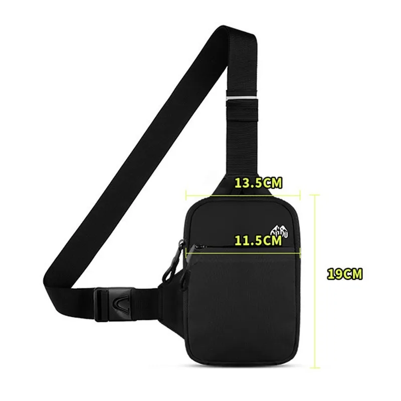 Neue Sport-Brusttasche für Herren, Kleiner Rucksack für Damen, Messenger-Tasche, Handytasche, Modische Mini-Umhängetasche – Detail 2
