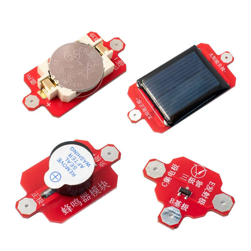 Junior Science and Art Production Creative Competition Paper Circuit Model Assembly Puzzle Toy Parts Module