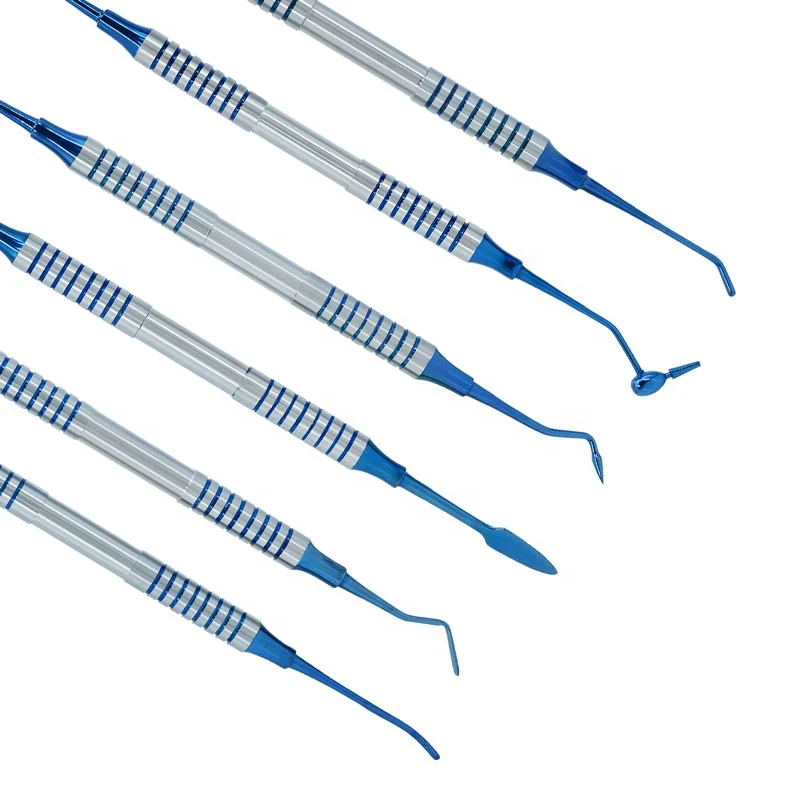 FINER denta esthetic restoration set denta composite instrument resina for orthodontics denta filling instruments