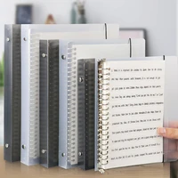 A4/B5/A5 Loose Leaf Refill Binder Notebook Blank/Line/Grid/Cornell Replacable Metal Ring Office&School Supplies Stationery 6