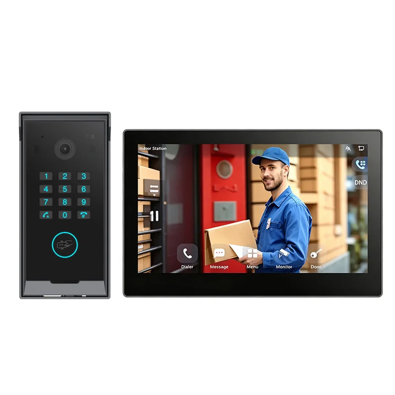 IP Phone Network Video Intercom Access Control System with SIP Protocol Villa Indoor Unit for Video Call Intercom