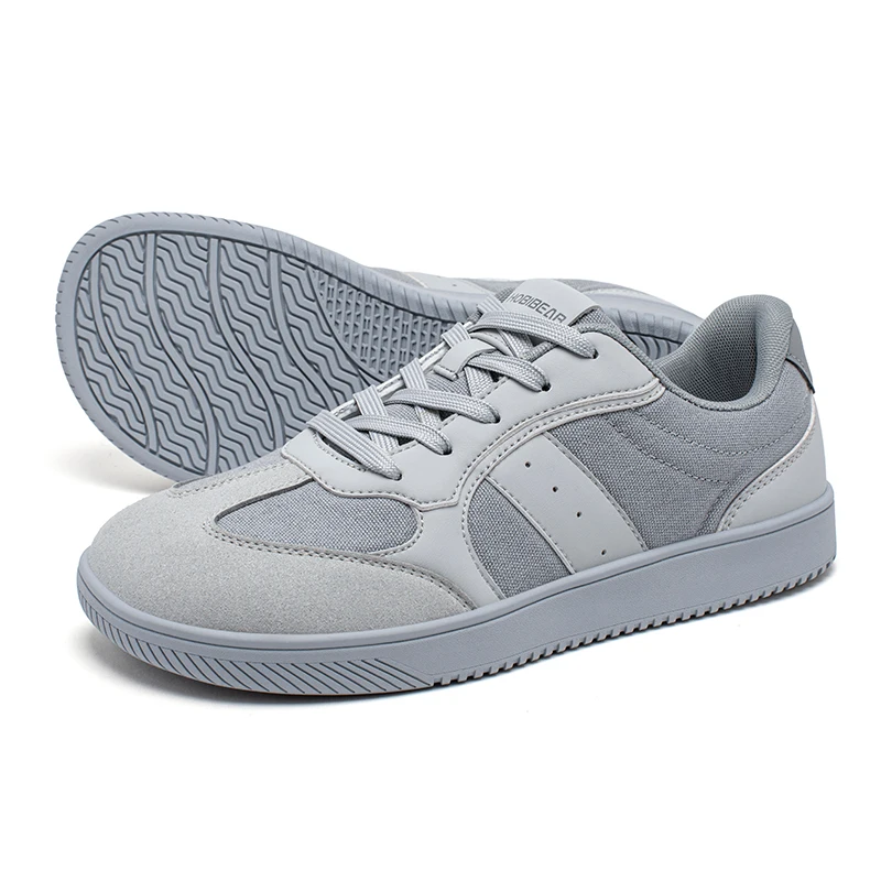 HOBIBEAR Minimalist Wide Toe Shoes Mens Womens  Lace Up Mesh Barefoot Sneaker Zero Drop Non Slip Shoes