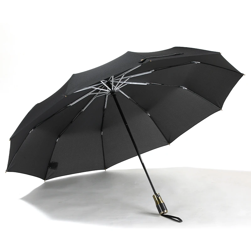 

umbrella men business to strengthen wind and sun protection double automatic umbrella folding dual-use.