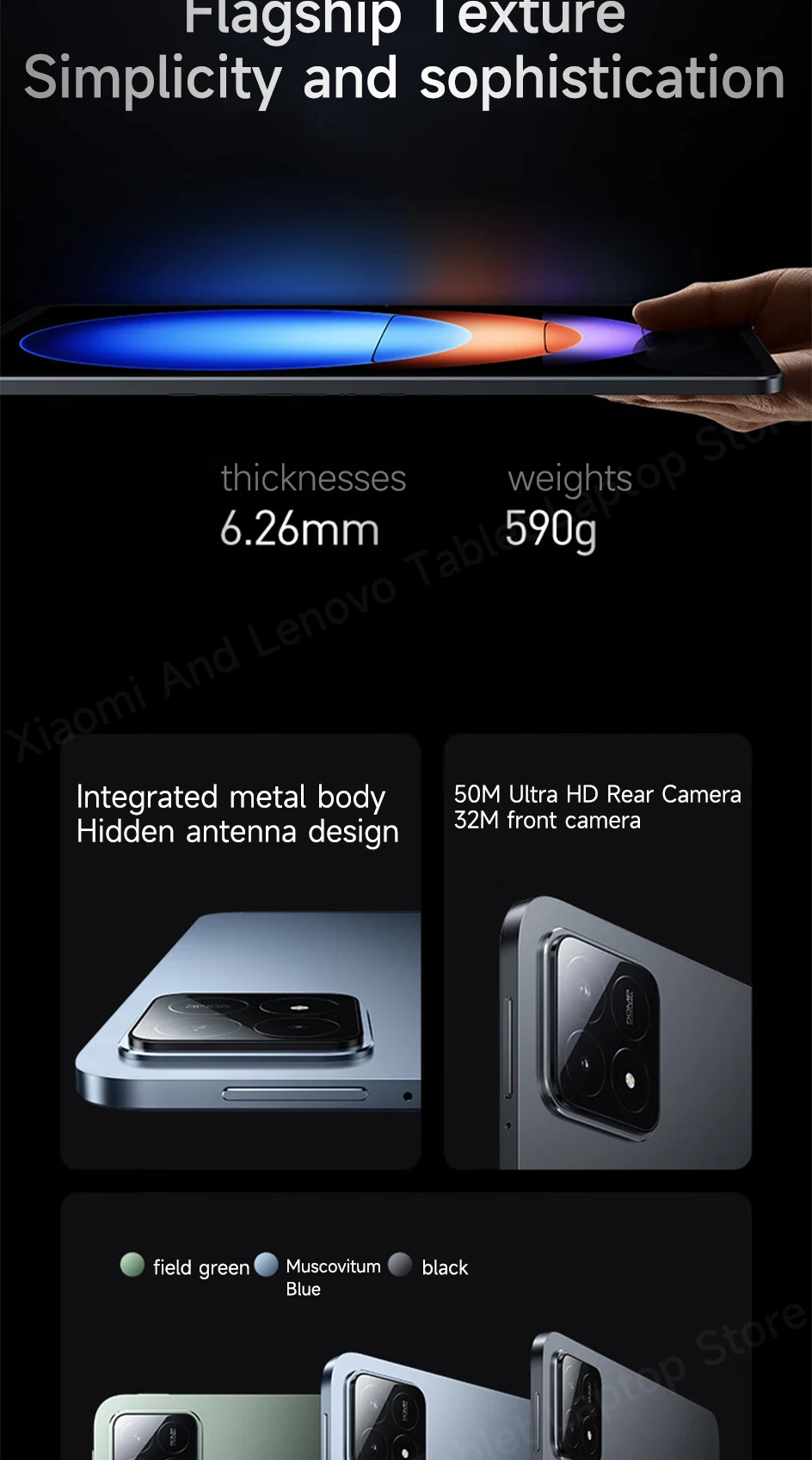 Xiaomi Tablet Xiaomi Pad 6S Pro 12.4 Snapdragon 8 Gen2 12.4" 3K 144Hz Display Hyper OS 10000mAh 120W Super Fast Charge Tablet PC