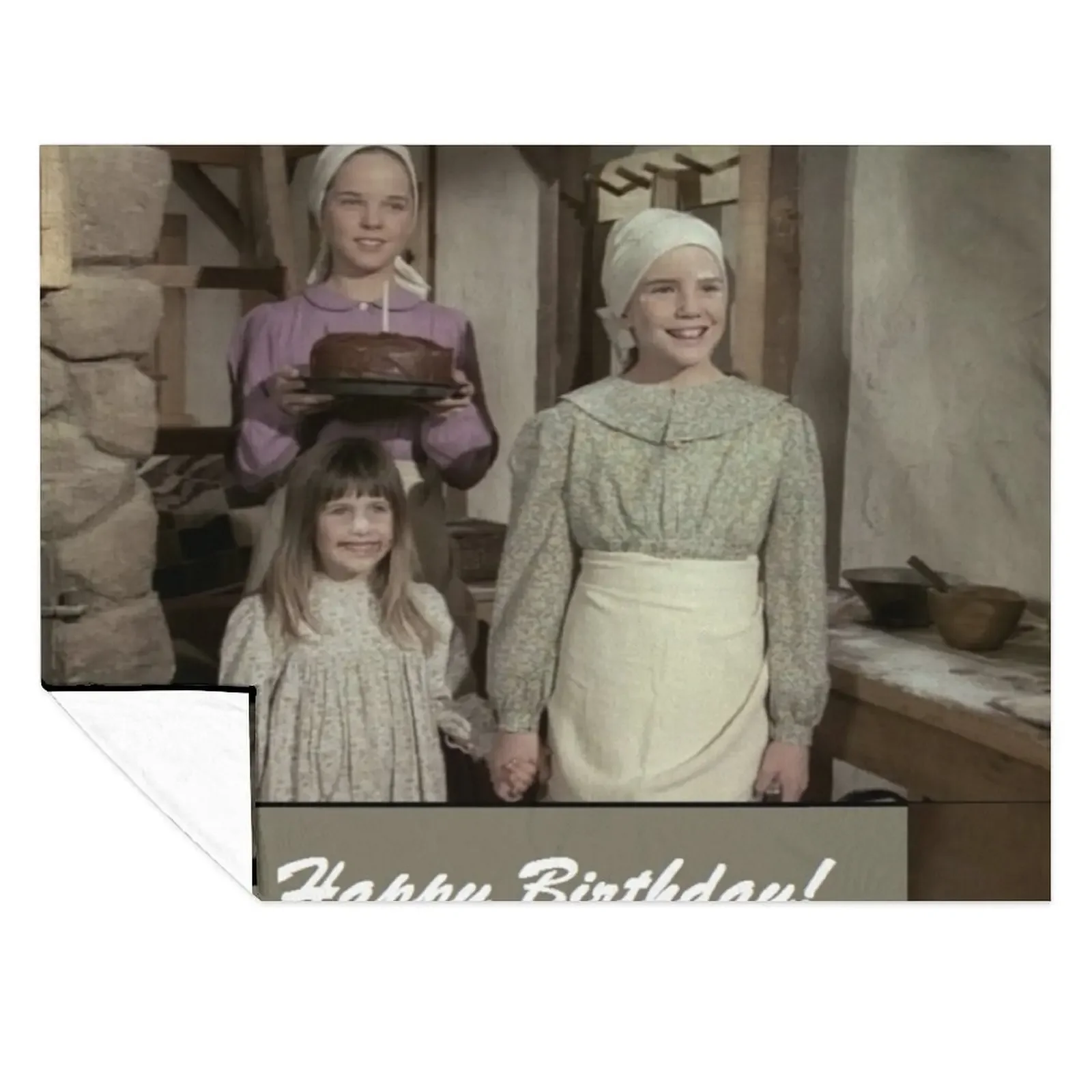 

Little house on the prairie Birthday Throw Blanket christmas gifts Softest Kid'S Sofa Throw Blankets