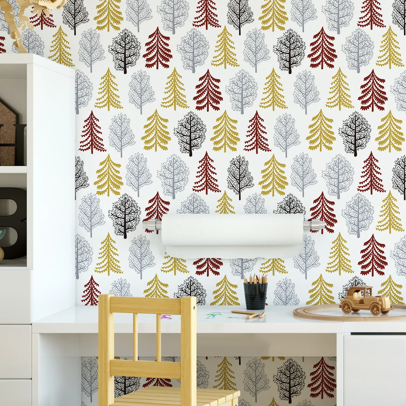 

Обои «Оклеивание деревьев» для спальни, ванной комнаты, контактная бумага для шкафов, съемная самоклеящаяся подкладка для ящиков, настенный декор, винил