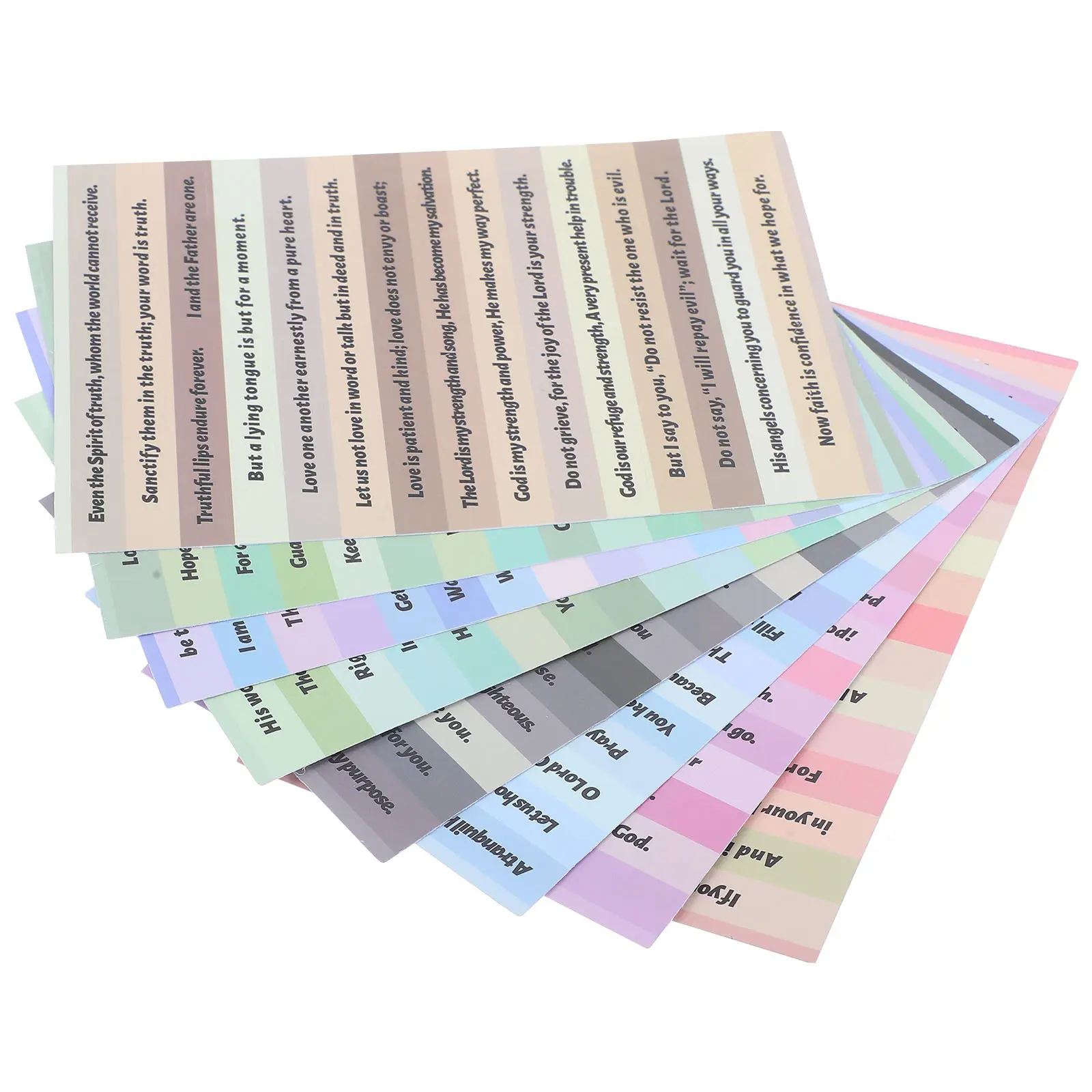 

8 Sheets Bible Inspirational Stickers for Journaling Planner Scrapbook DIY Decorative Label Words Scrapbooking Supplies