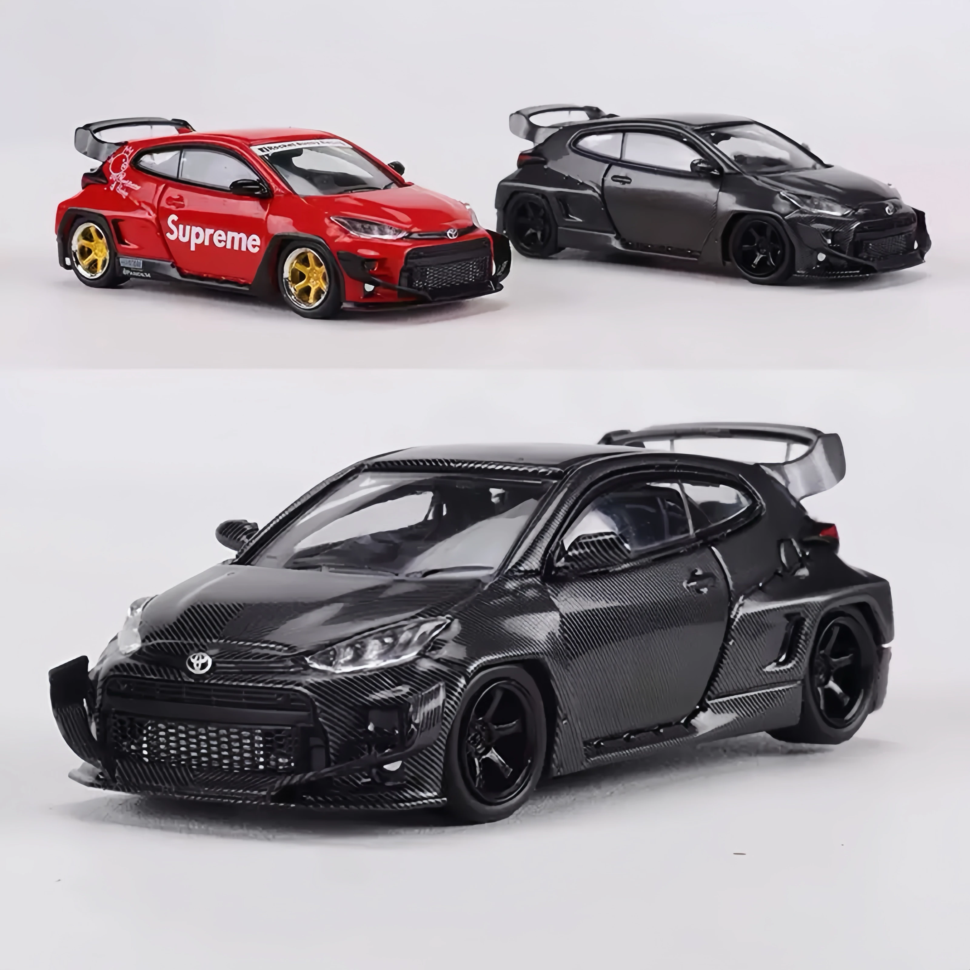 

ET Модель Fuji 1:64 GR Yaris Pandem Легкосплавный автомобиль Литье под давлением и игрушечный транспорт Модель автомобиля Миниатюрная масштабная модель автомобиля Игрушки для детей
