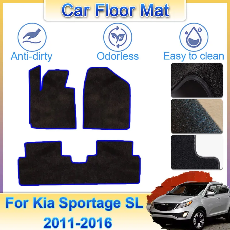

Подходит для Kia Sportage SL MK3 2011 ~ 2016 2013 2015 Автомобильные коврики, панель, подставка для ног, ковер, накидка, накладка для ног, наклейка, аксессуары