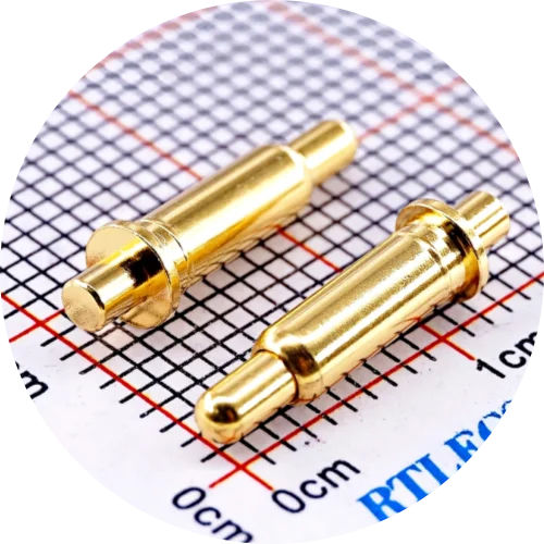 2/5/20 Stück Gesamtdurchmesser 4,0 mm Hochstrom-Pogo-Pin-Stecker 1A 2A 4A 5A Batterie Federbelastete Nadel Testsonde vergoldet – Detail 6