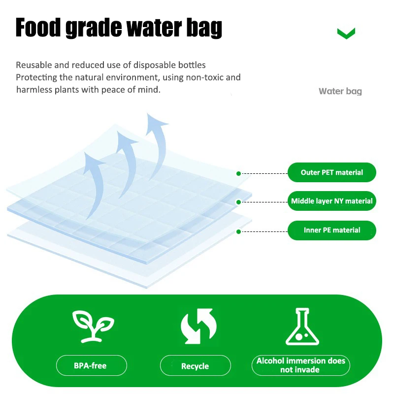 10L Plant Adjustable Drip Irrigation Self Watering Bag Automatic Slow Release Watering Device Indoor Potted Garden WateringTool
