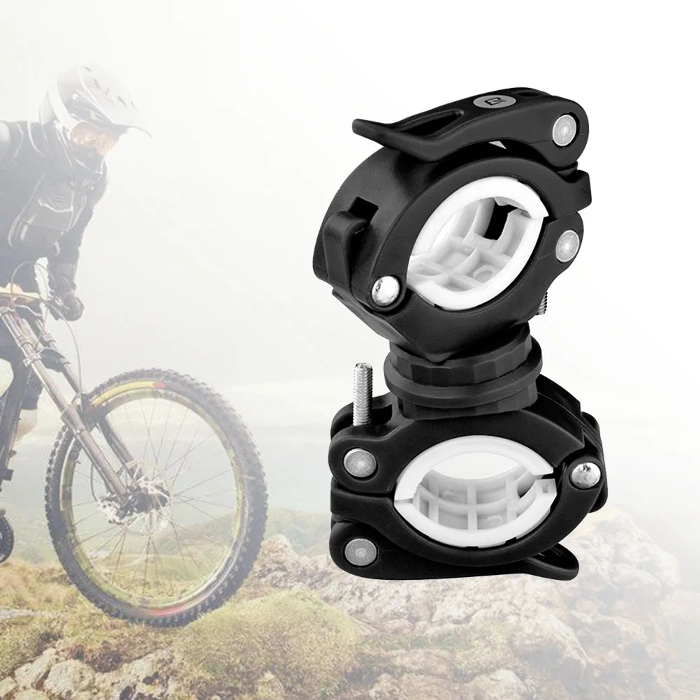 

360 Degree Light Holder Fixing Bracket Bike Handlebar Flashlight Mount Mounting