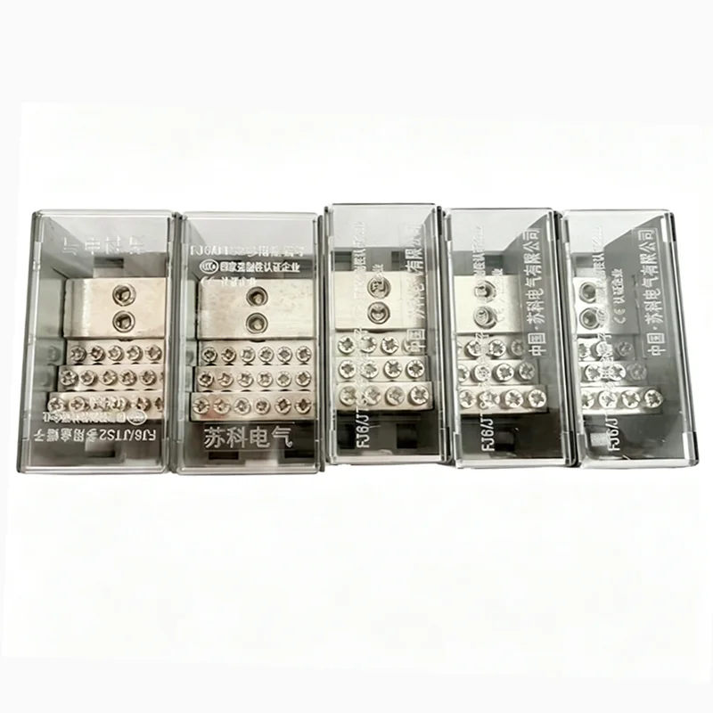 FJ6/JTS2 large nut nose type wiring Spliter Wiring Terminal 1 in Multi Out Four Air Switch Distribution Box Junction Box