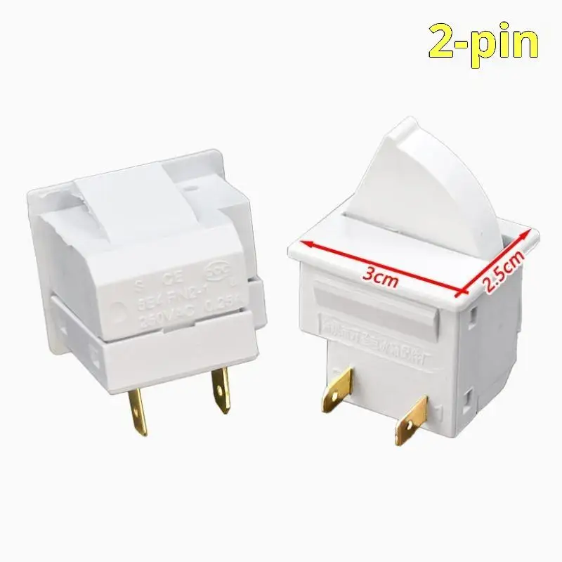 New！AC250V Switch 3-Pin Door Switch Color As Shown Intelligent Detection Design No Manual Intervention Strong Compatibility