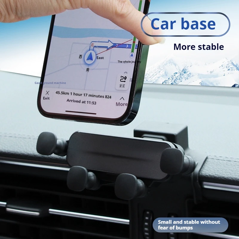 Picture 5: Car Phone Holder For Toyota  RAV4 2020-2022 Gravity Stand Mount Support Horizontal GPS Mobile Bracket Accessories With Base