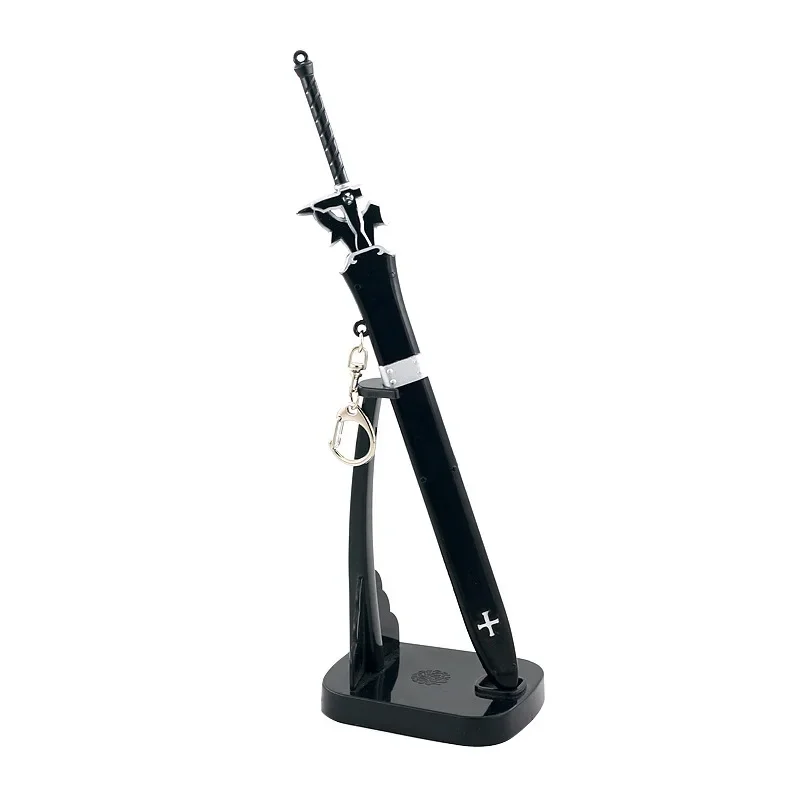 Sword Art Online Anime Porte-clés pour garçons, couteau papillon, modèle d'arme Katana, jeu d'élucidateur, jouets cadeaux d'anniversaire
