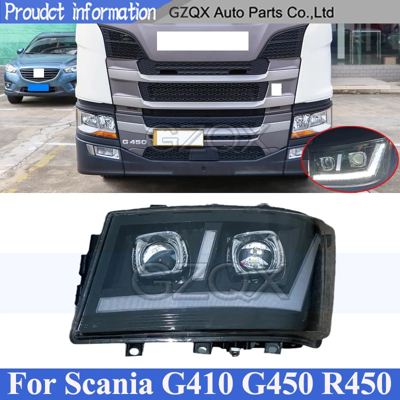 

CAPQX светодиодный передний бампер, головной фонарь для Scania G410 G450 R450, фара для грузовика, передний угловой фонарь