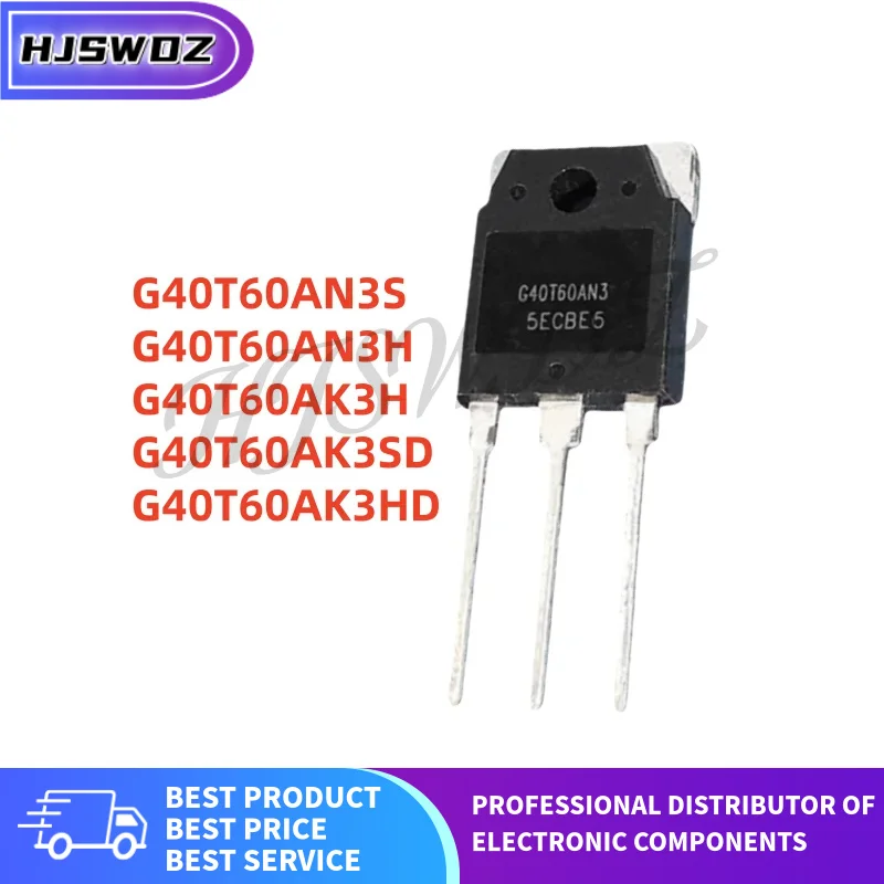 5Pcs New G40T60AN3S G40T60AN3H G40T60AK3H G40T60AK3HD G40T60AK3SD TO-3P CRG40T60AN3S CRG40T60AN3H CRG40T60AK3H CRG40T60AK3HD