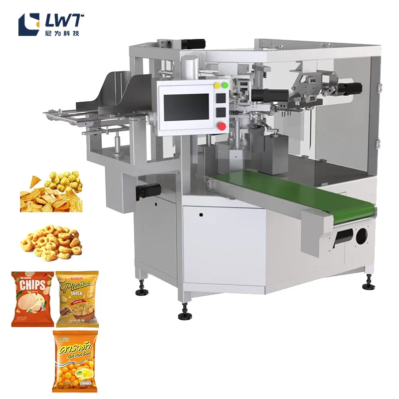 New Automatic Small Wheat Flour Packaging Machine for Chilli Spices Sachet Filling and Sealing with Labeling Function