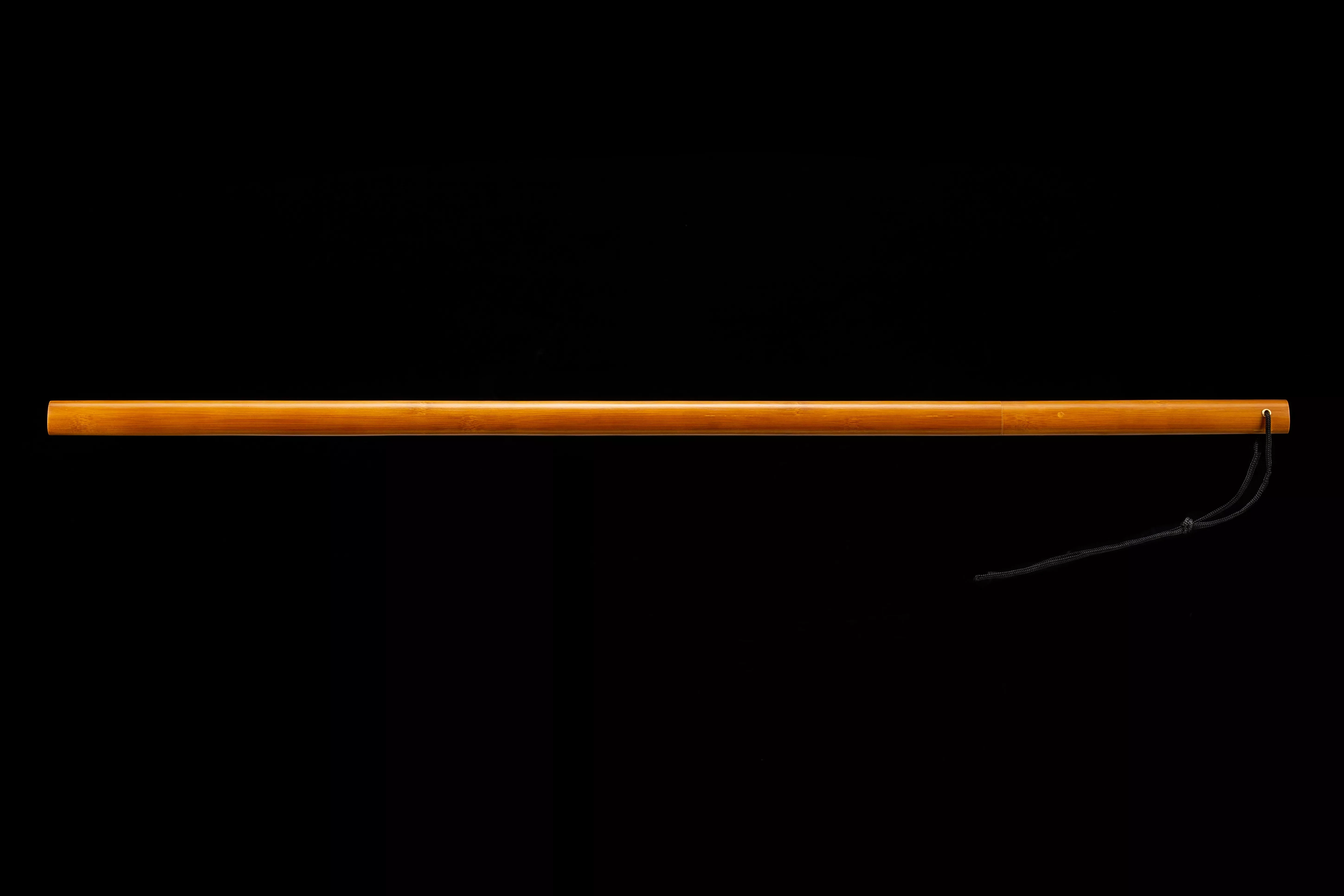 Yellow Bamboo Cane Sword with Bamboo Scabbard Full Tang Construction Suitable Kung Fu Training Martial Arts Outdoor Unsharpened