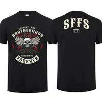 Summer Men's Hell Angels Support 81 Brotherhood T-shirt Women's T-shirt Streetwear Graphic Top