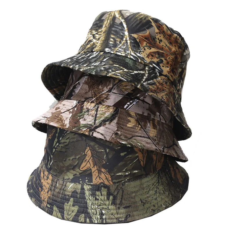 Camouflage Cap  Hat Caps Men Women Outdoor Sports Sun Boonie Bucket Fishing Hiking Hunting Climbing Hats