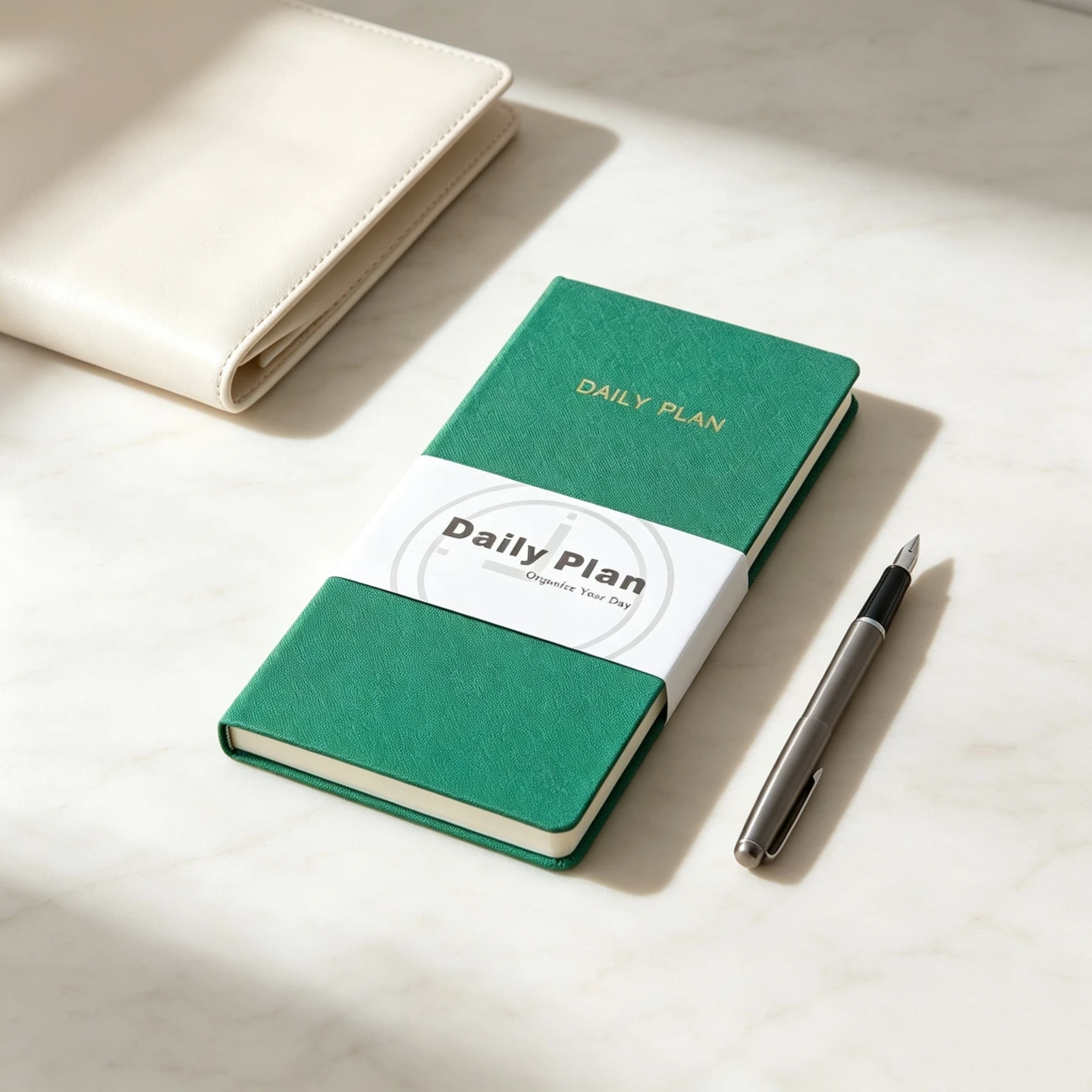 2026 A6 Fabric Hardcover Planner - Light Luxury Notebook with Time Axis & Grid Pages, Korean Design, Korean Aesthetic Journal