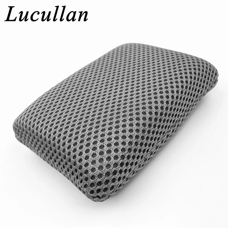 Lucullan 3 Color Microfiber Bug Sponge For Car Washing Ultra Soft Mesh Sponges to Clean Glass Paint Dirty