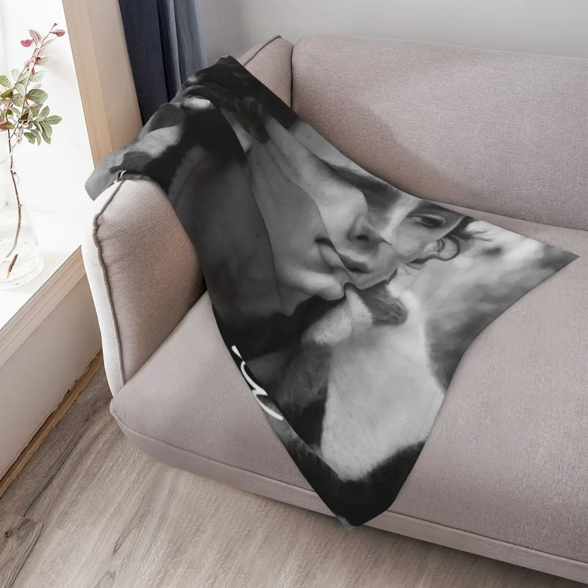 Timoth? Koc z wzorem Chalameta, miękki pled, duży koc na sofę, koce polarowe