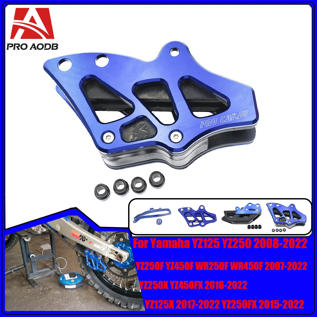 

Chain Slider Swingarm Guide Lower Roller and Chian Guide Guard KitS For YAMAHA YZ450F 250F YZ250X WR250F WR450F YZ125 250 YZ250F