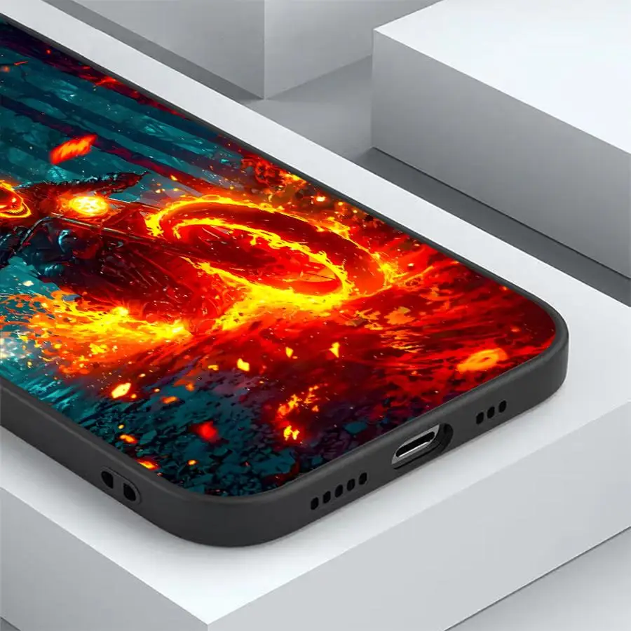 Custodia morbida nera per iPhone XR 17Air 15 16 14 Plus XS Max 13 12 11 17 Pro Max 7 8 Marvel Cool Avenger