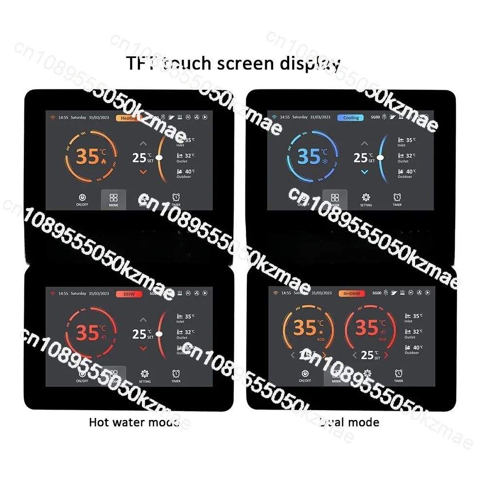 استبدال مضخة الحرارة لوحة دارات مطبوعة |   وحدة تحكم العاكس التجارية لأنظمة المياه الساخنة