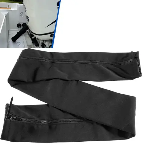 지퍼가 달린 리깅 슬리브, ZRS-1-DP 케이싱, 트롤링 모터 케이블 정리함 슬리브, 와이어 및 익스텐션 코드 커버에 적합, 48 인치 길이